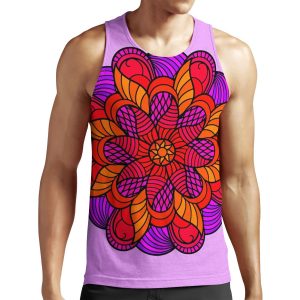Mandala 16 All-over-print Unisex Tank Top