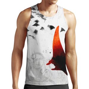 Manta Red All-over-print Unisex Tank Top