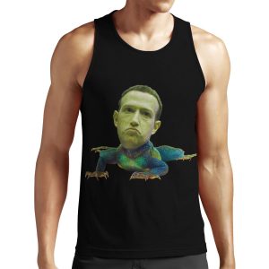 Mark Zuckerberg Is A Lizard All-over-print Unisex Tank Top