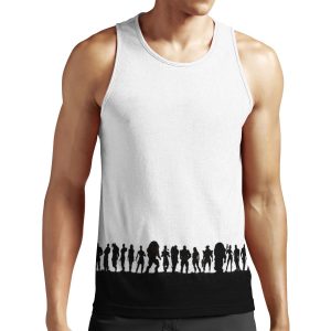 Mass Effect Character Silhouettes All-over-print Unisex Tank Top
