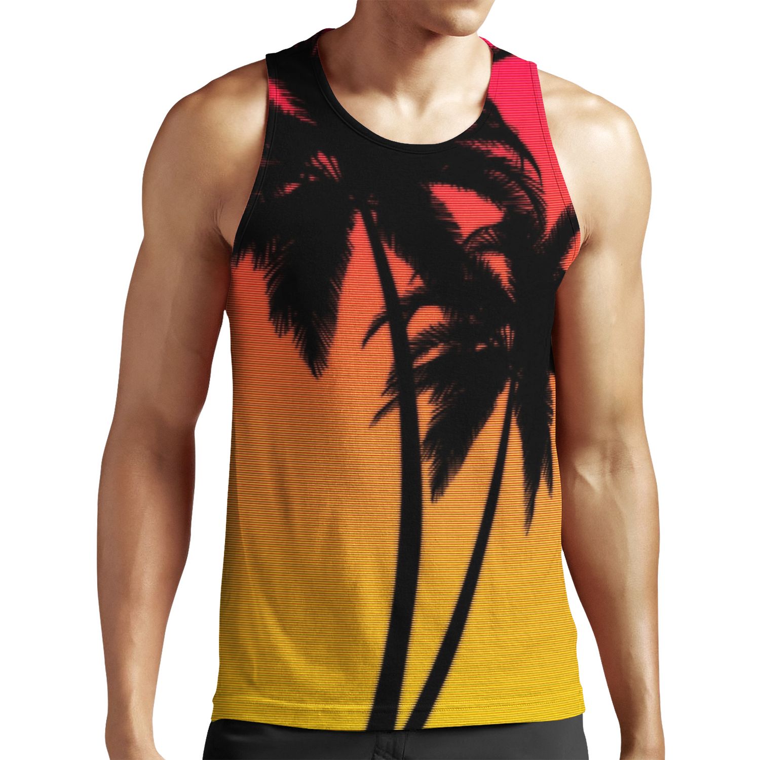 Master Of The Miami Sunset All-over-print Unisex Tank Top