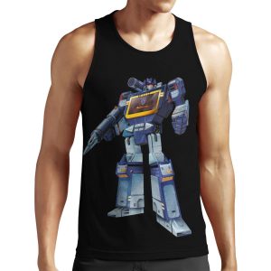 Masterpiece Soundwave Transparent Background All-over-print Unisex Tank Top