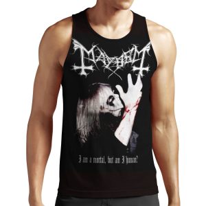 Mayhem All-over-print Unisex Tank Top Mayhem Tee Mayhem Inspired Merch Black Metal All-over-print Unisex Tank Top Dead All-over-print Unisex Tank Top
