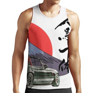 Mazda Miata Mx5 Jinba Ittai Mount Fuji Edition All-over-print Unisex Tank Top