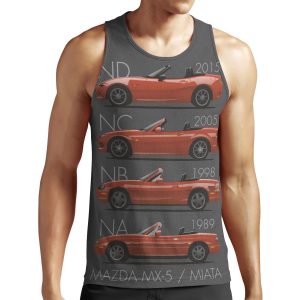 Mazda Mx 5 Evolution All-over-print Unisex Tank Top