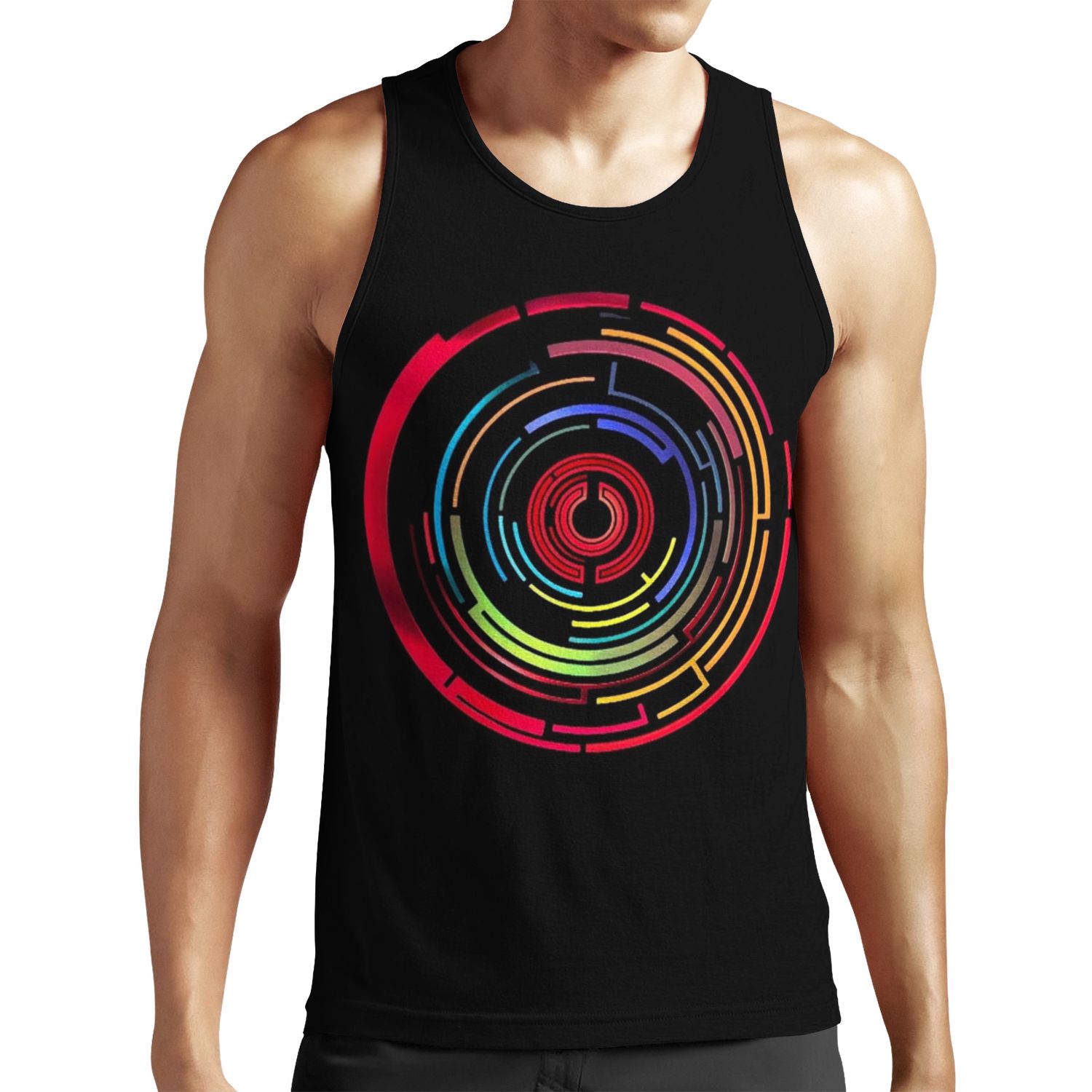 Maze Design All-over-print Unisex Tank Top