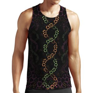 Mdma And 2C B Molecules Psychedelic Design All-over-print Unisex Tank Top