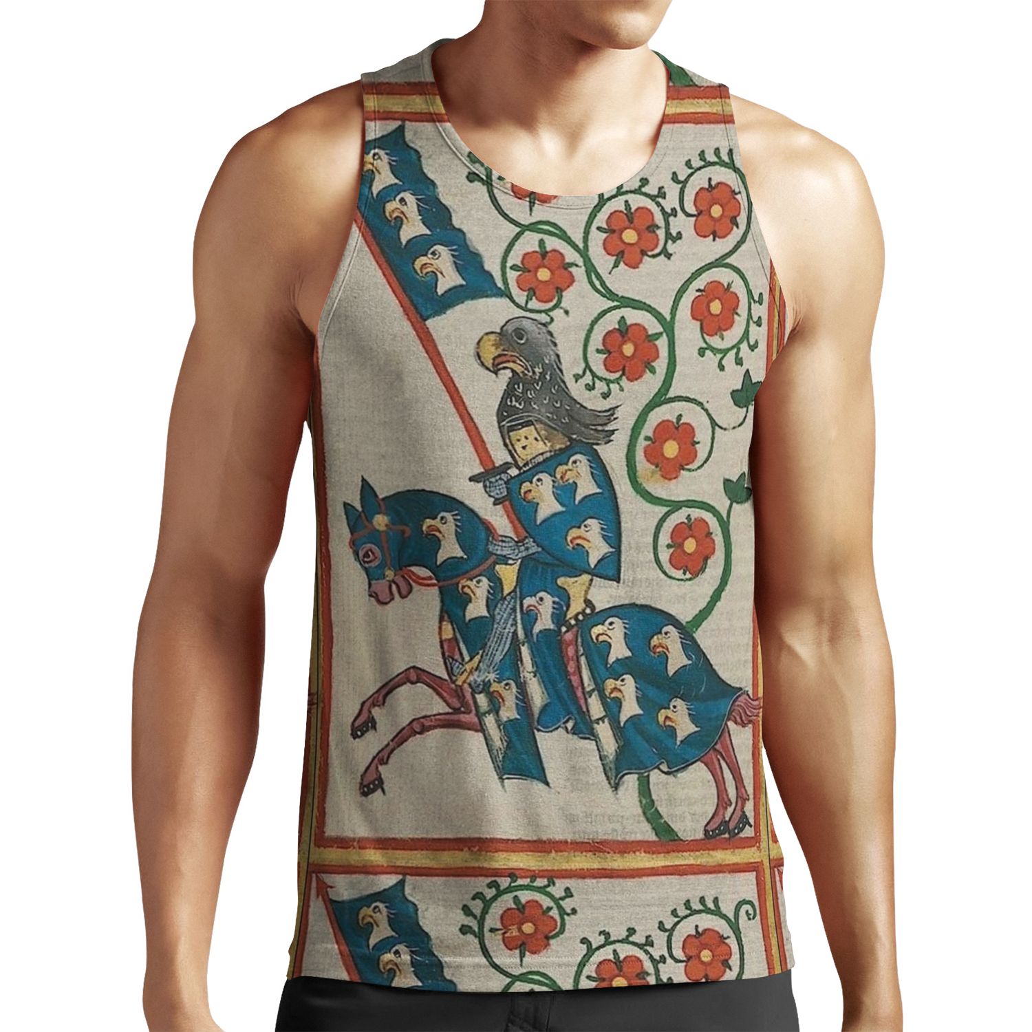 Medieval Knight All-over-print Unisex Tank Top
