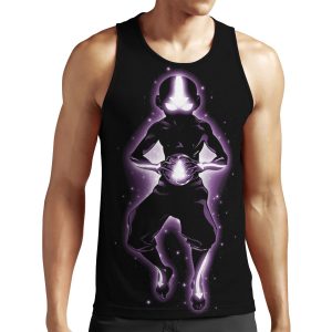 Meditating Avatar Aang All-over-print Unisex Tank Top