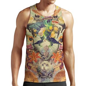 Meowosaurus All-over-print Unisex Tank Top