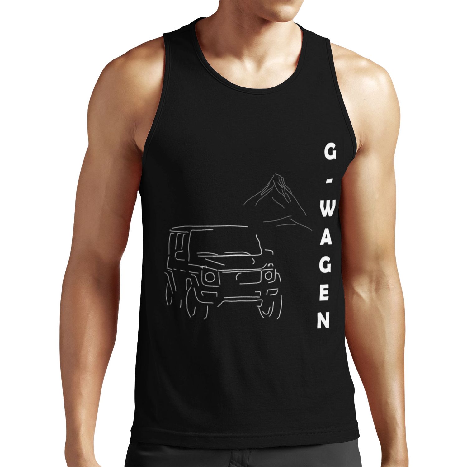 Mercedes G Wagen Design King Off Road All-over-print Unisex Tank Top