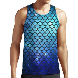 Mermaid Tail All-over-print Unisex Tank Top