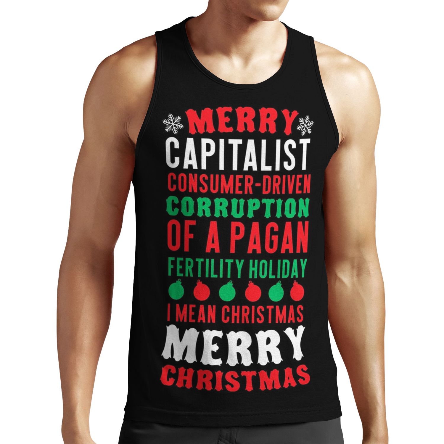 Merry Corruption Of A Pagan Holiday All-over-print Unisex Tank Top
