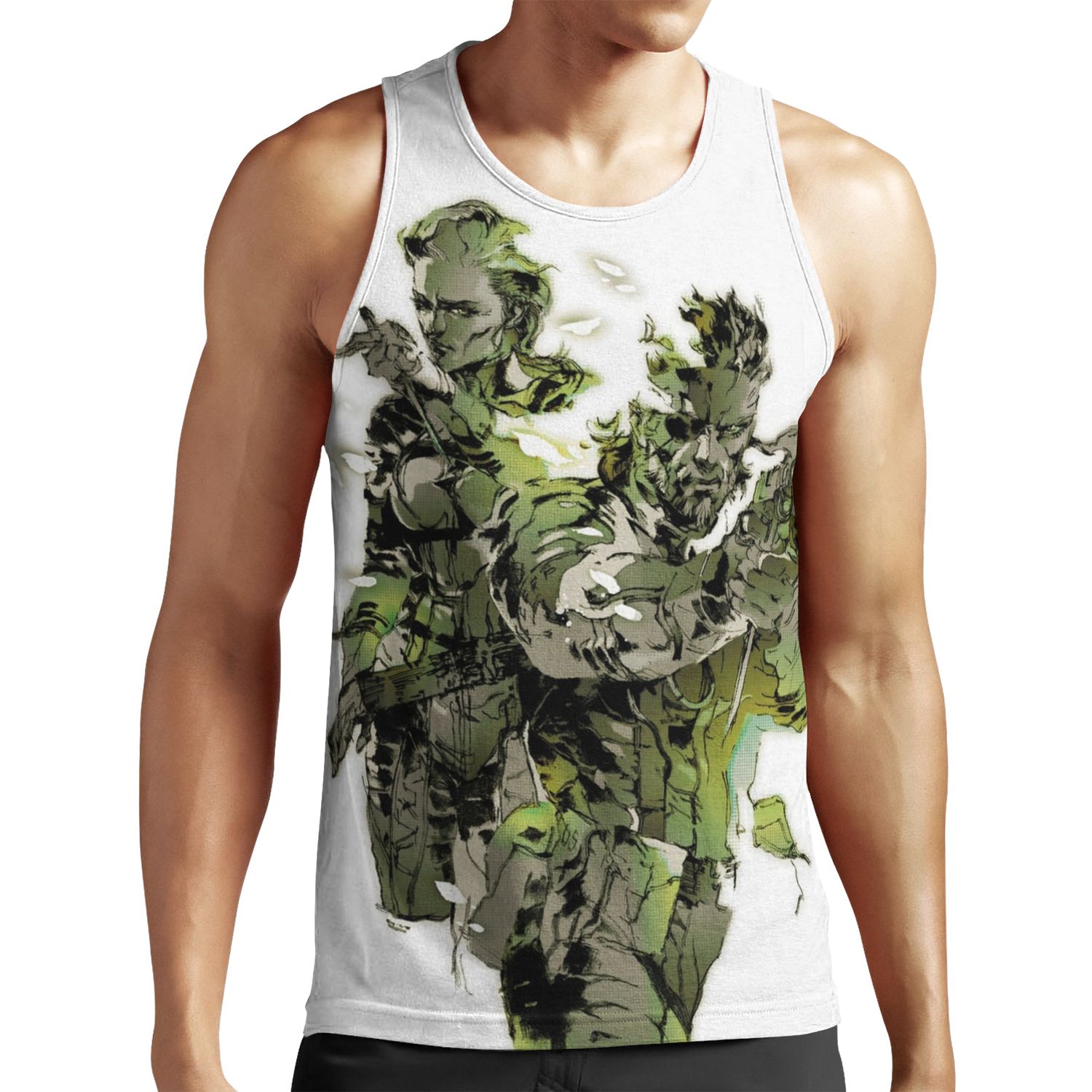 Metal Gear Solid 3 Snake And The Boss All-over-print Unisex Tank Top