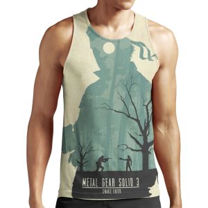 Metal Gear Solid 3 Snake Eater Minimalist Art All-over-print Unisex Tank Top