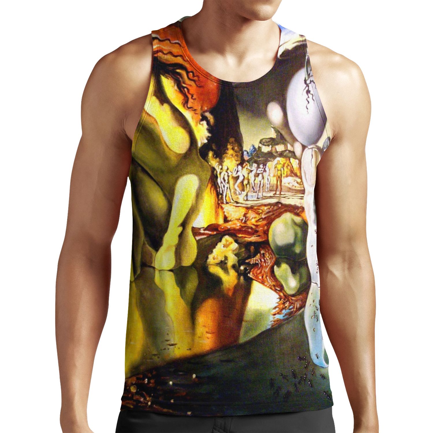 Metamorphosis Of Narcissus Salvador Dali All-over-print Unisex Tank Top
