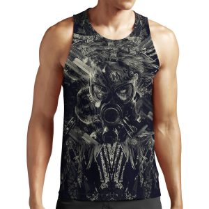 Metro Last Light Abstract All-over-print Unisex Tank Top