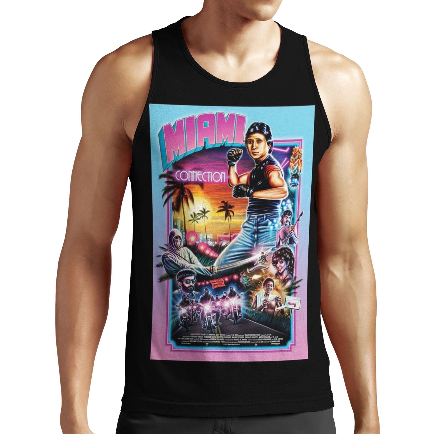 Miami Connection All-over-print Unisex Tank Top