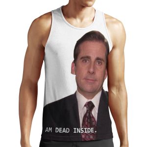 Michael Scott I Am Dead Inside All-over-print Unisex Tank Top