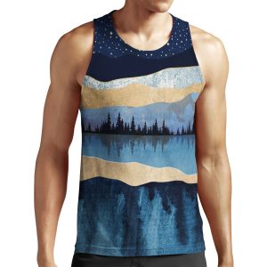Midnight Lake All-over-print Unisex Tank Top