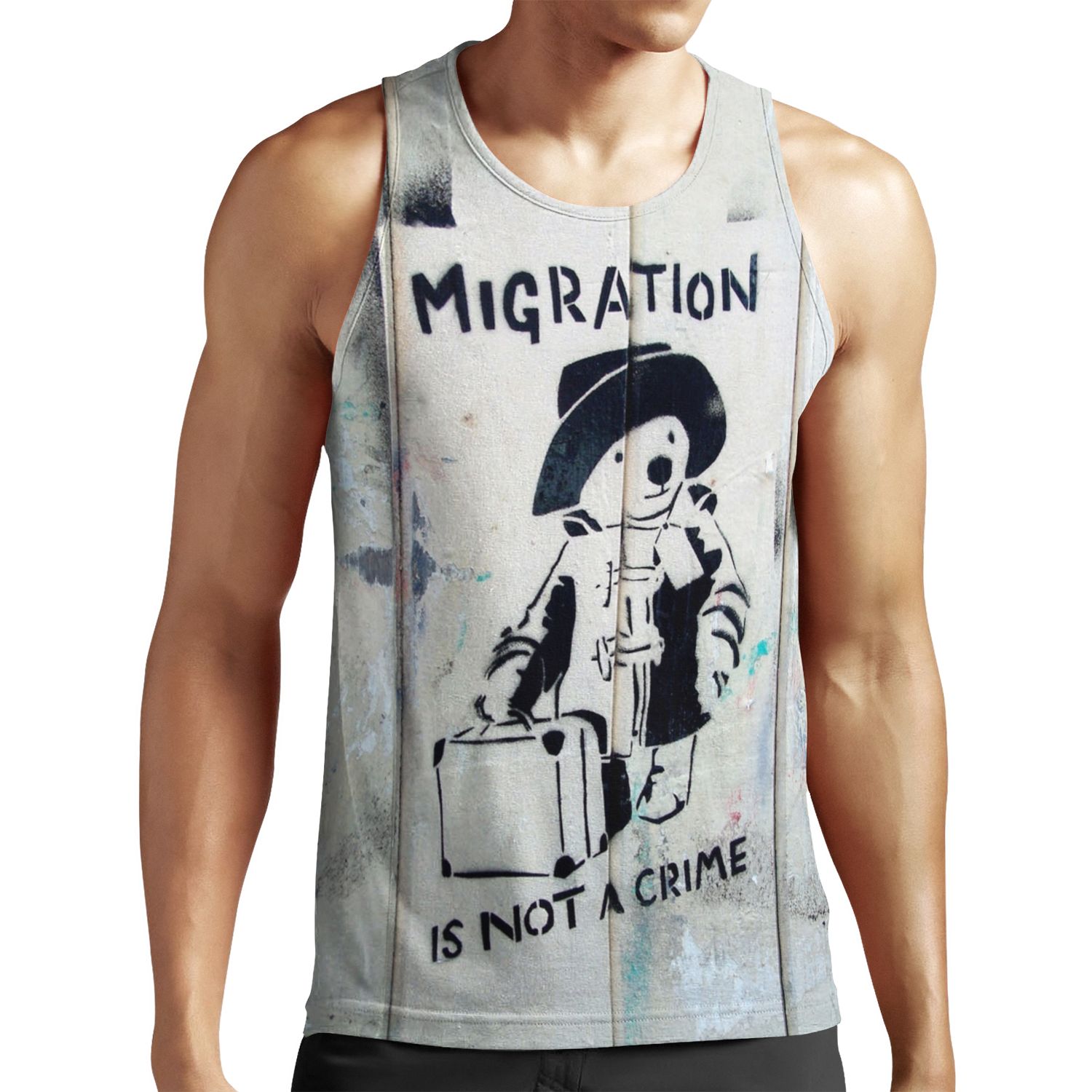Migration Is Not A Crime All-over-print Unisex Tank Top