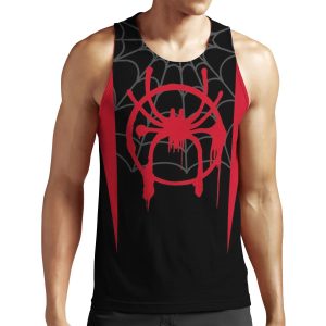 Miles Morales Costume Into The Spider Verse All-over-print Unisex Tank Top