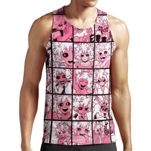 Mina Ashido Collage Color Version All-over-print Unisex Tank Top