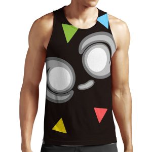 Minior Core Shiny Black All-over-print Unisex Tank Top