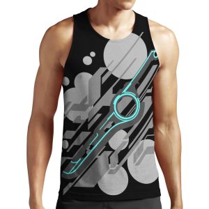 Monado Abstract Grey All-over-print Unisex Tank Top