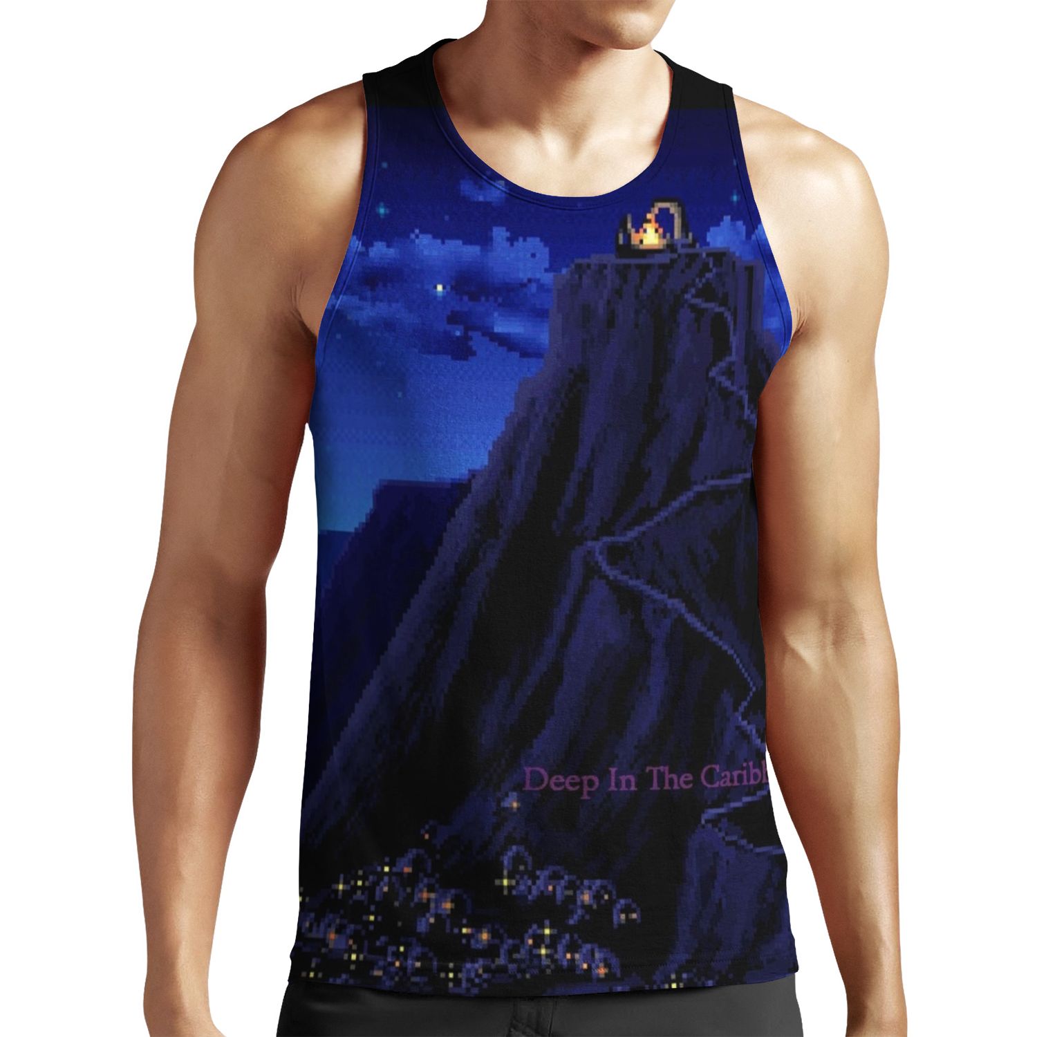 Monkey Island Deep In The Caribbean All-over-print Unisex Tank Top