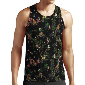Monkey World All-over-print Unisex Tank Top