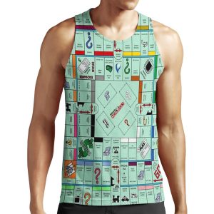 Monolopy Board Game Design All-over-print Unisex Tank Top