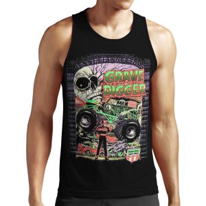 Monster Truck Grave Digger Vintage All-over-print Unisex Tank Top