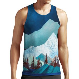 Moon Bay All-over-print Unisex Tank Top