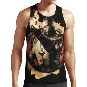 Mortal Kombat Scorpion All-over-print Unisex Tank Top