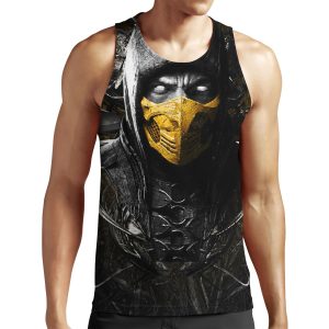 Mortal Kombat X Scorpion All-over-print Unisex Tank Top