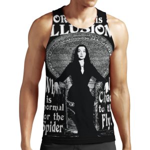 Morticia Addams Normal Is An Illusion All-over-print Unisex Tank Top