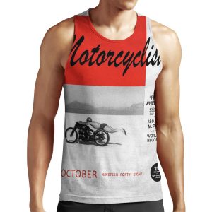 Motorcyclist Magazine Free Wheeling All-over-print Unisex Tank Top