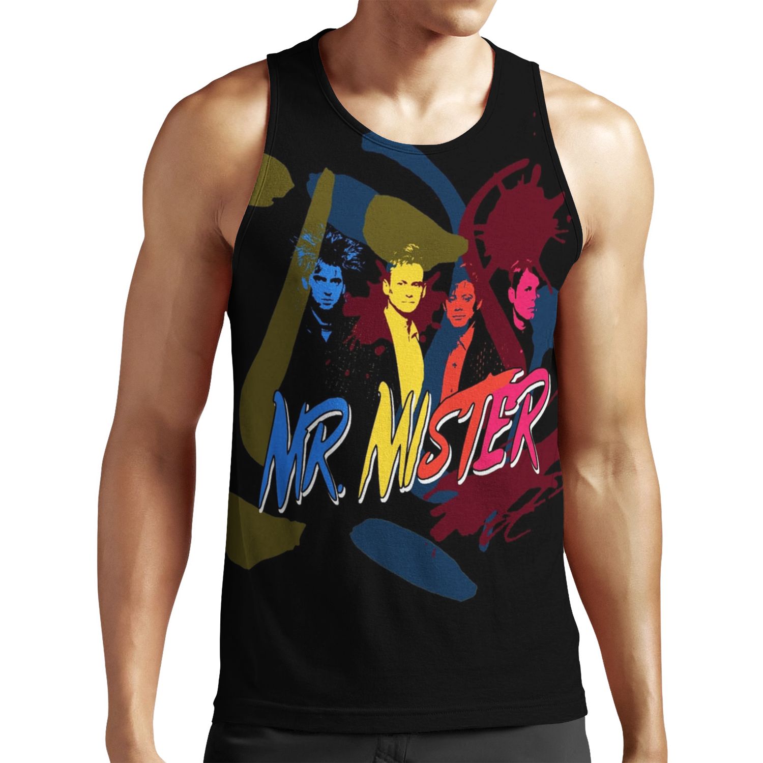 Mr Mister All-over-print Unisex Tank Top