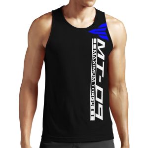 Mt 09 Max White All-over-print Unisex Tank Top