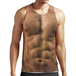 Muscle Man 6 Pack Abs All-over-print Unisex Tank Top