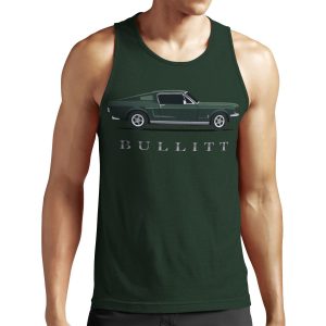Mustang Bullitt All-over-print Unisex Tank Top
