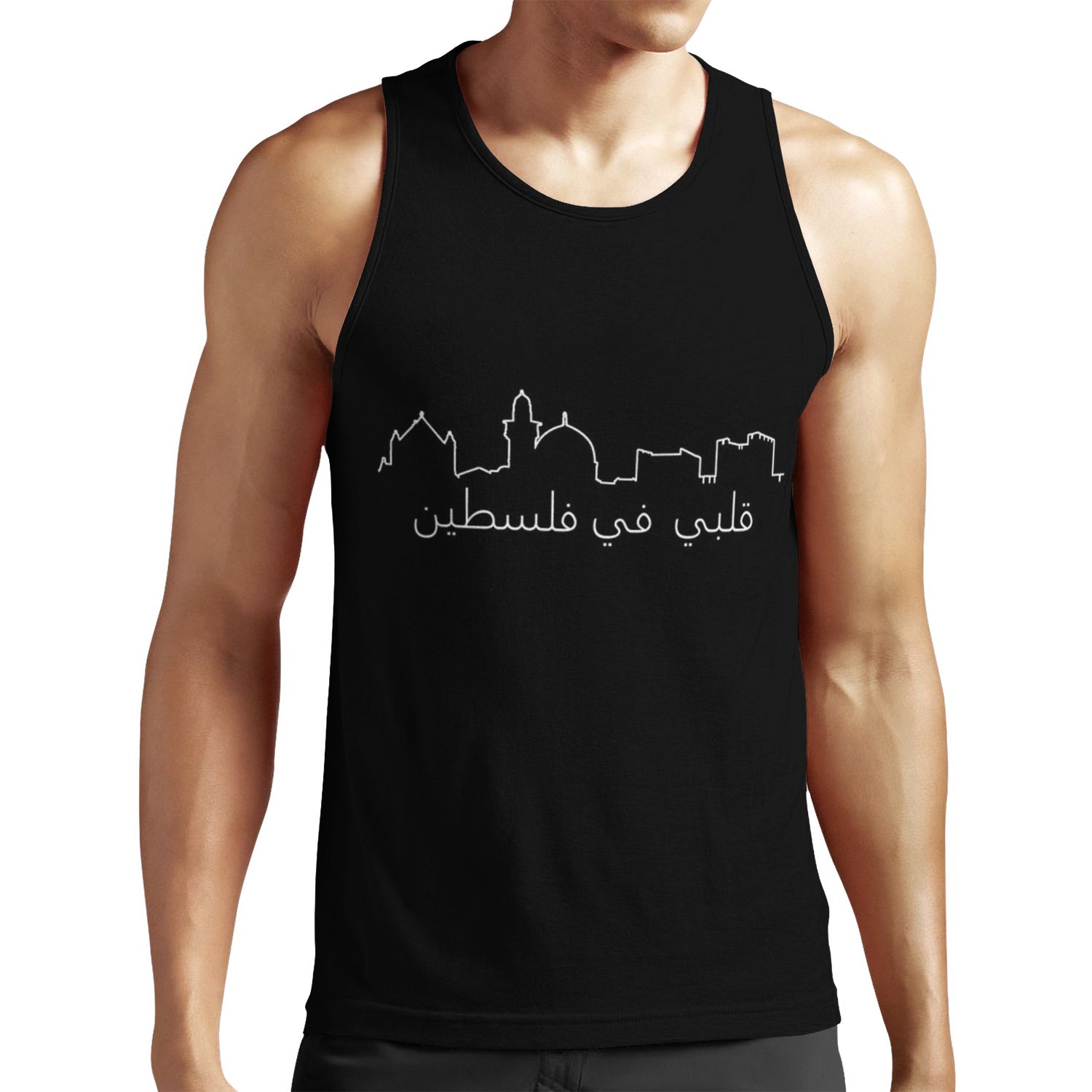 My Heart Is In Palestine All-over-print Unisex Tank Top