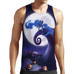 My Little Pony Mlp Nightmare Before Christmas Princess Luna S Lament All-over-print Unisex Tank Top