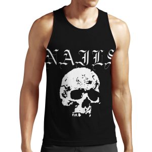 Nails Hardcore Punk Band White All-over-print Unisex Tank Top