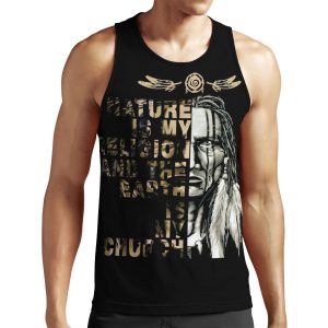 Nature Is My Religion And The Earth Is My Church All-over-print Unisex Tank Top
