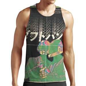 Neon Daft Punk Japanese Style All-over-print Unisex Tank Top