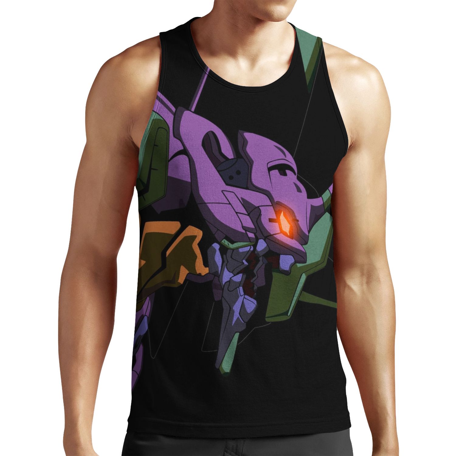 Neon Genesis Evangelion Evangelion Unit 01 All-over-print Unisex Tank Top