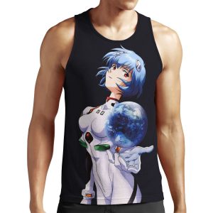 Neon Genesis Evangelion Rei Ayanami All-over-print Unisex Tank Top