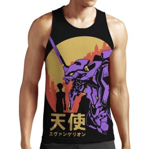Neon Genesis Evangelion Retro Vintage All-over-print Unisex Tank Top